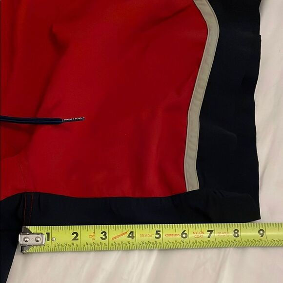 Nautica Red Swim Trunks Bathing Suit Mens Size XXL Beach Vacation - Picture 8 of 11